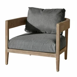 Sitzmöbel^LOBERON Sessel Courtelevant grau/braun