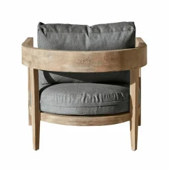 Sitzmöbel^LOBERON Sessel Courtelevant grau/braun