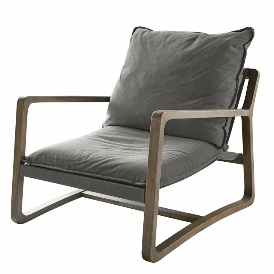 Sessel|Sessel^LOBERON Sessel Jowna grau/braun