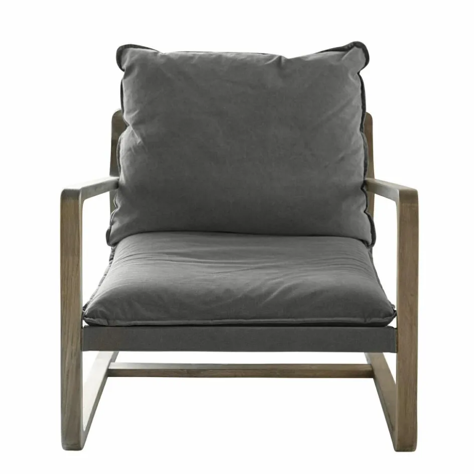 Sessel|Sessel^LOBERON Sessel Jowna grau/braun