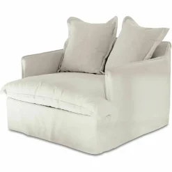 Sessel|Sessel^LOBERON Sessel mit Hocker Avignon creme