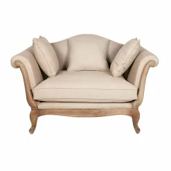 Sessel|Sessel^LOBERON Sessel Sumerset leinen/antikbraun