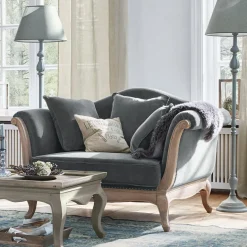 Sessel|Sessel^LOBERON Sessel Sumerset anthrazit/antikbraun