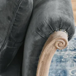 Sessel|Sessel^LOBERON Sessel Sumerset anthrazit/antikbraun