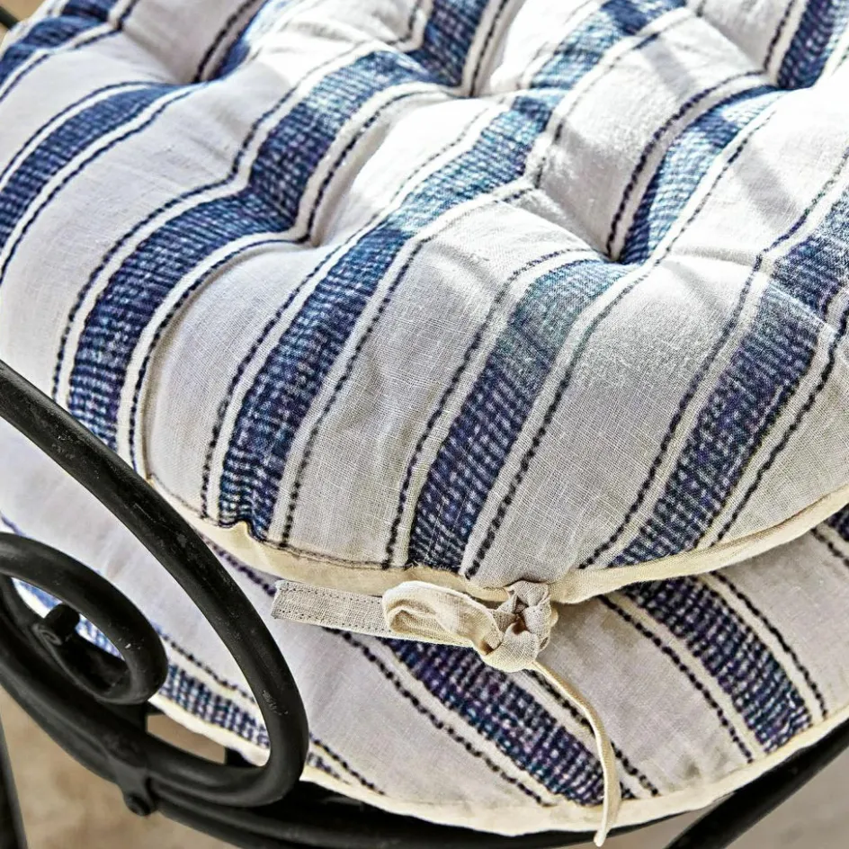 LOBERON Outdoor-Textilien-Sitzkissen 2er Set Bourrignon