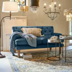 Sofas|Sofas^LOBERON Sofa Carme blau