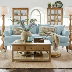 Sofas|Sofas^LOBERON Sofa Kazimir blau