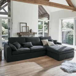 Sofas|Sofas^LOBERON Sofa Seaford dunkelgrau