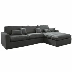 Sofas|Sofas^LOBERON Sofa Seaford dunkelgrau