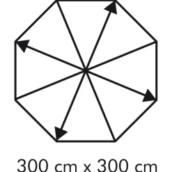 Sonnenschirme^LOBERON Sonnenschirm Brent taupe