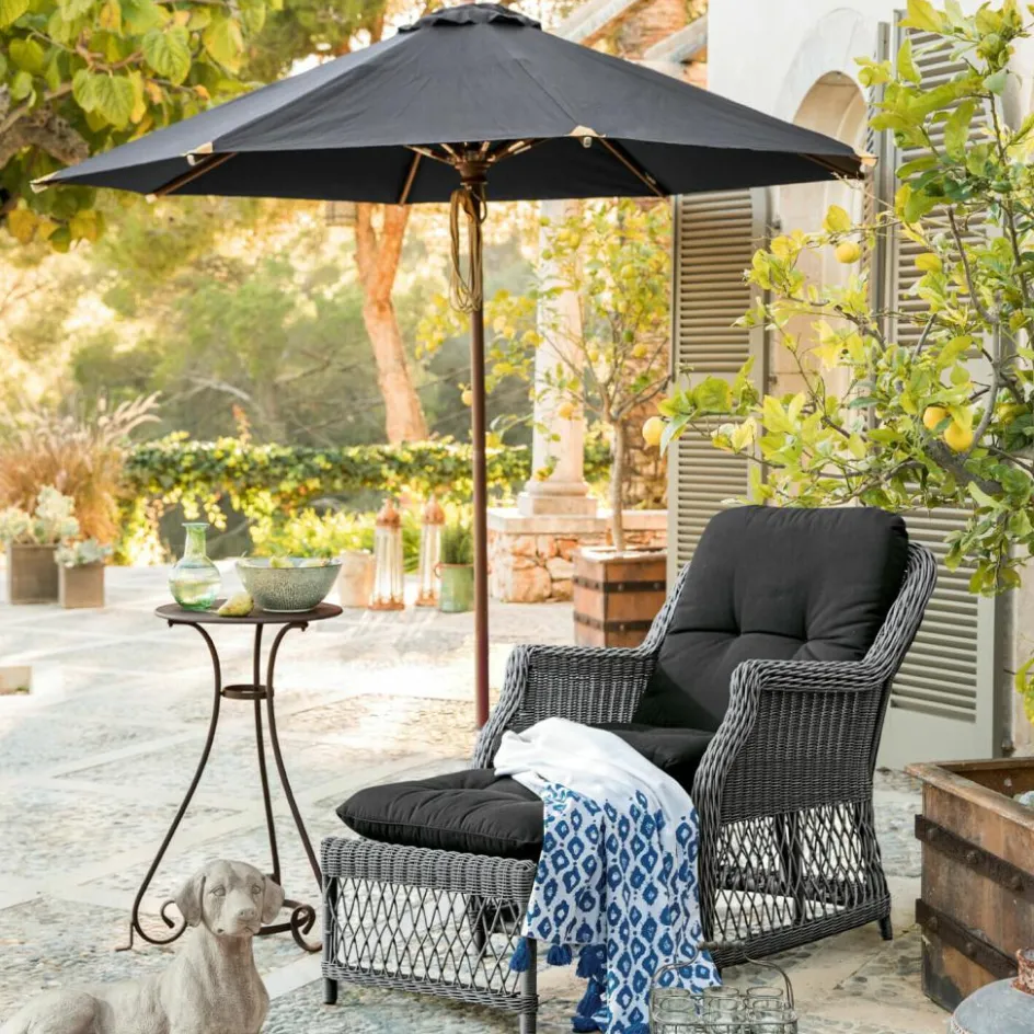 Sonnenschirme^LOBERON Sonnenschirm Brent schwarz