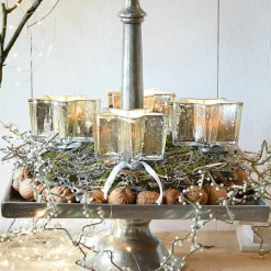 Adventskranz^LOBERON Steckwindlicht 4er Set Bernice