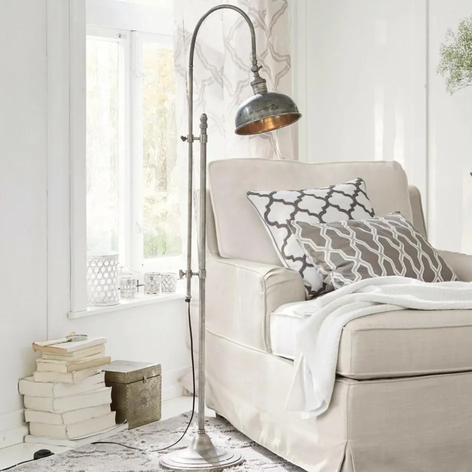 Stehlampen|Stehlampen^LOBERON Stehlampe Conway antiksilber