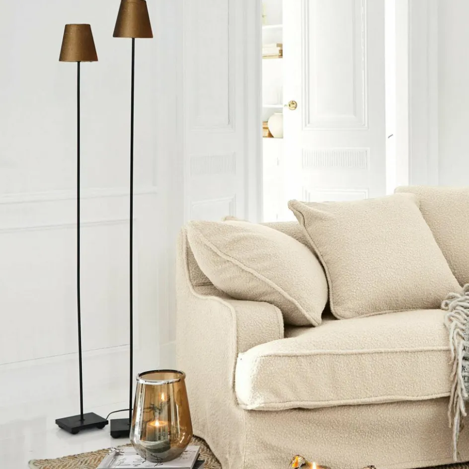 Stehlampen|Stehlampen^LOBERON Stehlampe 2er Set Tacoma antikgold/schwarz