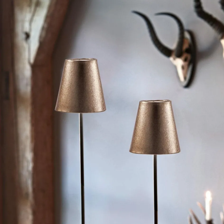 Stehlampen|Stehlampen^LOBERON Stehlampe 2er Set Tacoma antikgold/schwarz