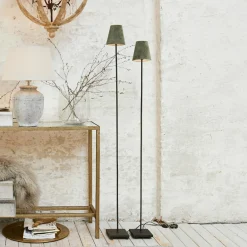 Stehlampen|Stehlampen^LOBERON Stehlampe 2er Set Tacoma khaki/schwarz