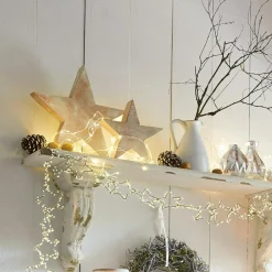 Weihnachtliche Deko-Objekte^LOBERON Stern 2er Set Dunino