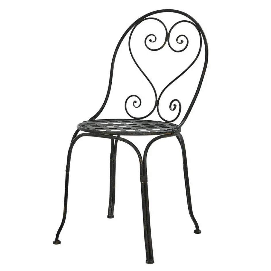 Sitzmöbel^LOBERON Stuhl Aube antikschwarz