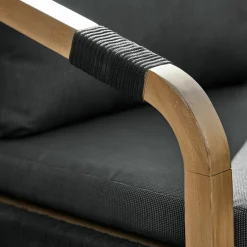 Sitzmöbel^LOBERON Stuhl 2er Set FSC®-100% Kennedy braun/schwarz