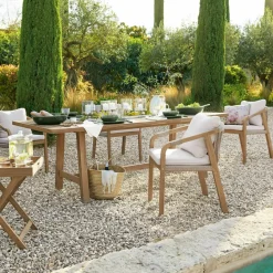 Sitzmöbel^LOBERON Stuhl 2er Set FSC®-100% Kennedy braun/creme