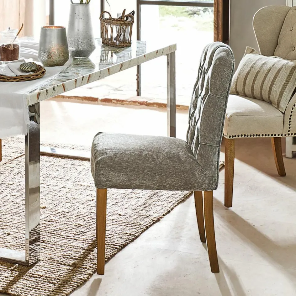 Stühle|Sitzmöbel^LOBERON Stuhl Fulden grau