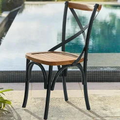 Sitzmöbel^LOBERON Stuhl Kirkdale schwarz/braun