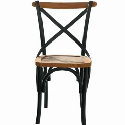 Sitzmöbel^LOBERON Stuhl Kirkdale schwarz/braun