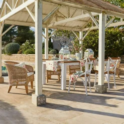 Sitzmöbel^LOBERON Stuhl Kirkdale weiß/braun