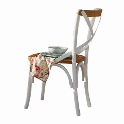 Sitzmöbel^LOBERON Stuhl Kirkdale weiß/braun