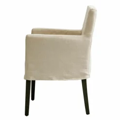 Stühle|Sitzmöbel^LOBERON Stuhl Longhill leinen/schwarz