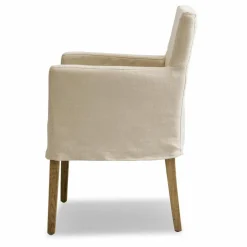 Stühle|Sitzmöbel^LOBERON Stuhl Longhill leinen/braun