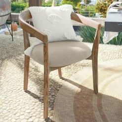 Sitzmöbel^LOBERON Stuhl Lunebois braun/beige