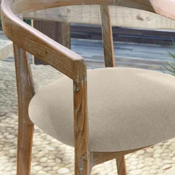 Sitzmöbel^LOBERON Stuhl Lunebois braun/beige