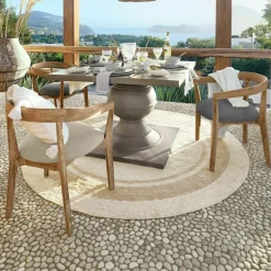 Sitzmöbel^LOBERON Stuhl Lunebois braun/grau