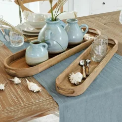 Tabletts|Tischaccessoires^LOBERON Tablett 2er Set Zephyria