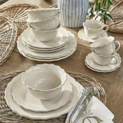 Geschirr|Geschirr^LOBERON Tasse mit Unterteller 6er Set Mallevesse