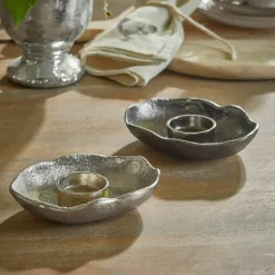 Kerzenständer|Kerzenhalter^LOBERON Teelichthalter 2er Set Quilvano