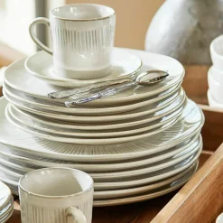 Geschirr|Geschirr^LOBERON Teller 6er Set Périers beige