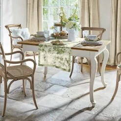 Esstische|Esstische^LOBERON Tisch Plaish antikweiß/braun