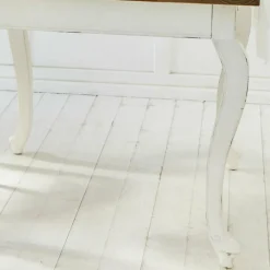 Esstische|Esstische^LOBERON Tisch Plaish antikweiß/braun