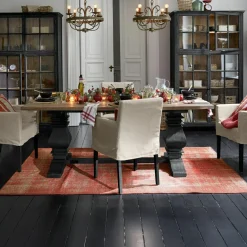 Esstische|Esstische^LOBERON Tisch Quillancourt braun/antikschwarz