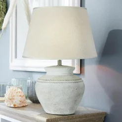 Tischlampen|Tischlampen^LOBERON Tischlampe Cleveland antikweiß