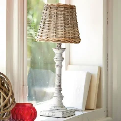 Tischlampen|Tischlampen^LOBERON Tischlampe Noelie braun/antikweiß