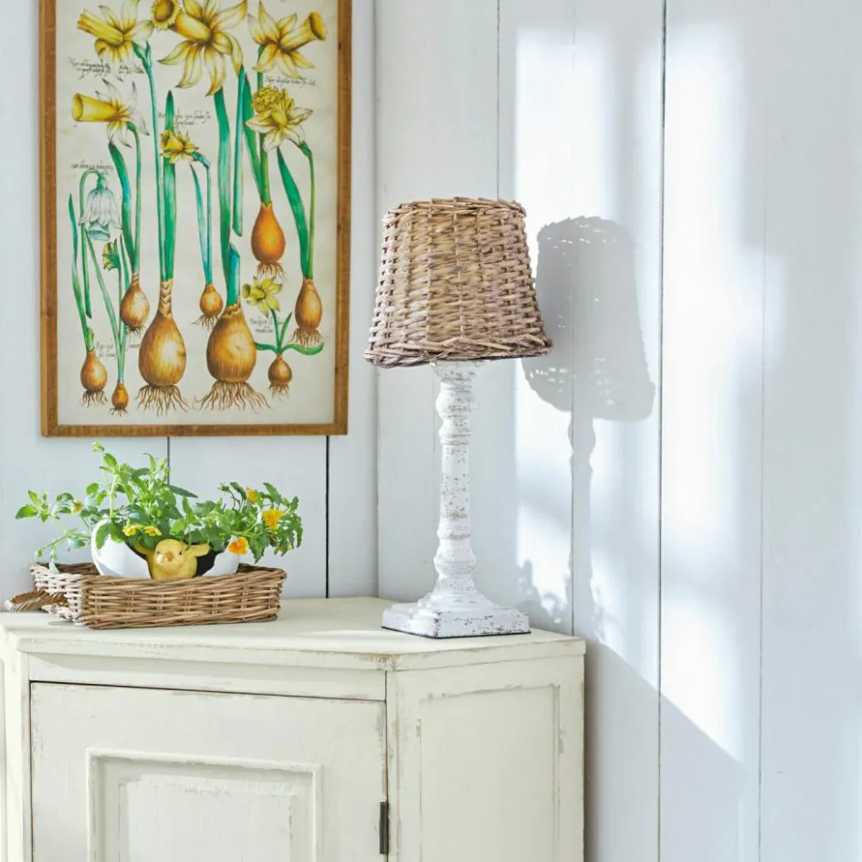 Tischlampen|Tischlampen^LOBERON Tischlampe Noelie braun/antikweiß