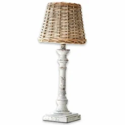 Tischlampen|Tischlampen^LOBERON Tischlampe Noelie braun/antikweiß