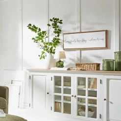 Tischlampen|Tischlampen^LOBERON Tischlampe Rufino grün/beige