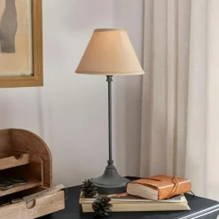 Tischlampen|Tischlampen^LOBERON Tischlampe Swindon beige/grau