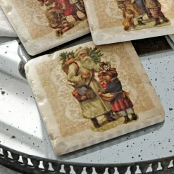 Weihnachtstischdeko^LOBERON Untersetzer 4er Set Cantois