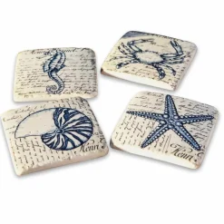 Küchenutensilien|Tischaccessoires^LOBERON Untersetzer 4er Set Faune Marine