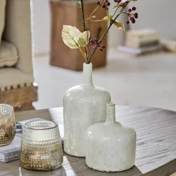 Vasen|Vasen & Übertöpfe^LOBERON Vase 2er Set Kurys creme